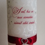 pulmaküünal, pulmaküünlad, wedding candle, wedding candles, hääkynttilä, hääkynttilät